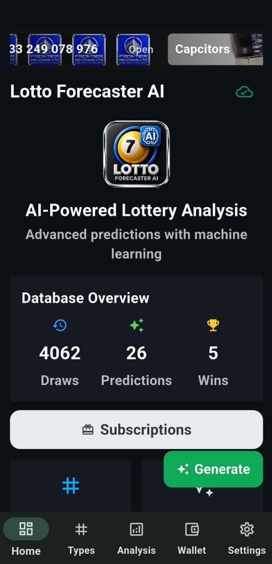 Lotto Forecaster AI screenshot 3