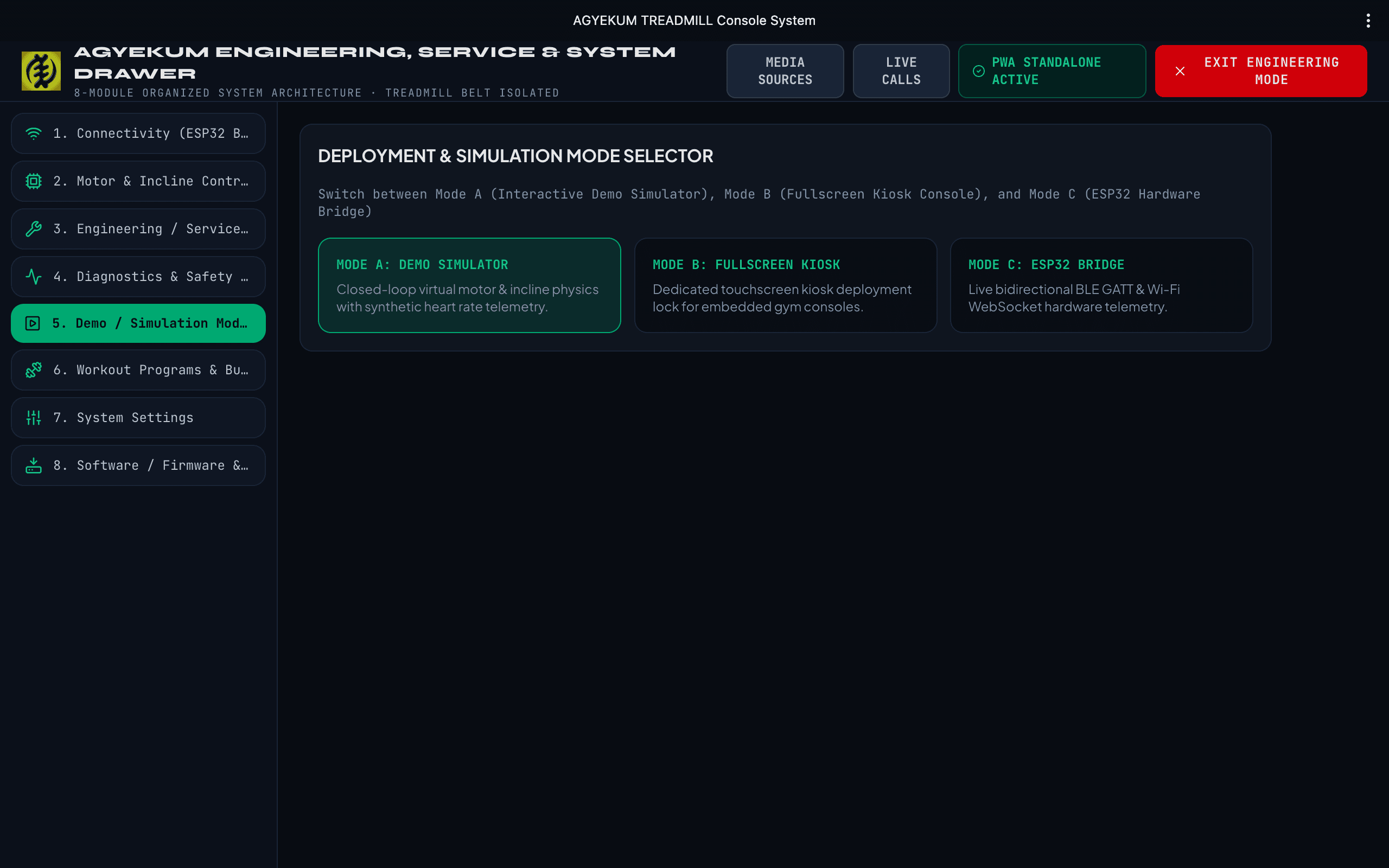 Frontier Universal Treadmill Console screenshot 8