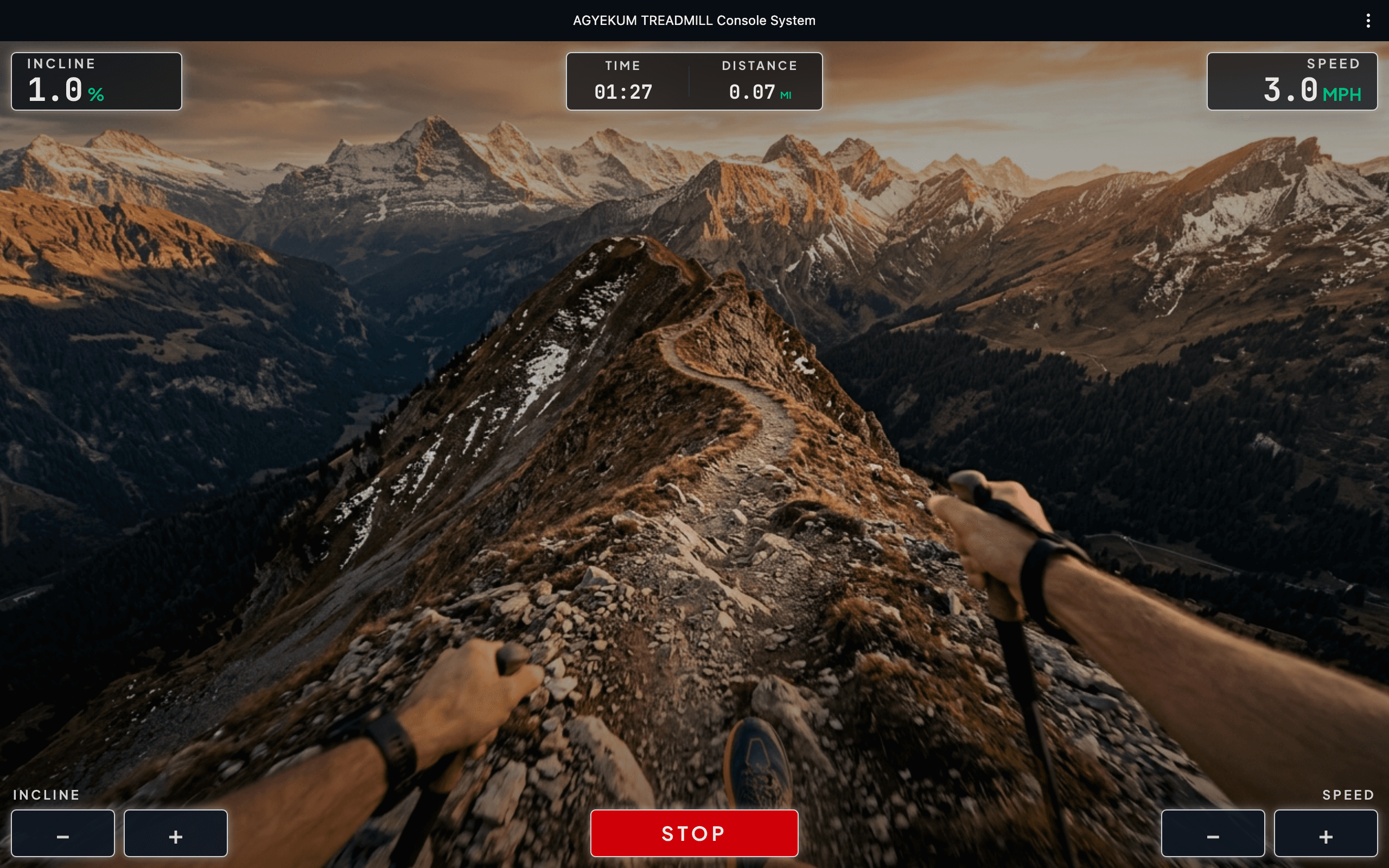 Frontier Universal Treadmill Console screenshot 11