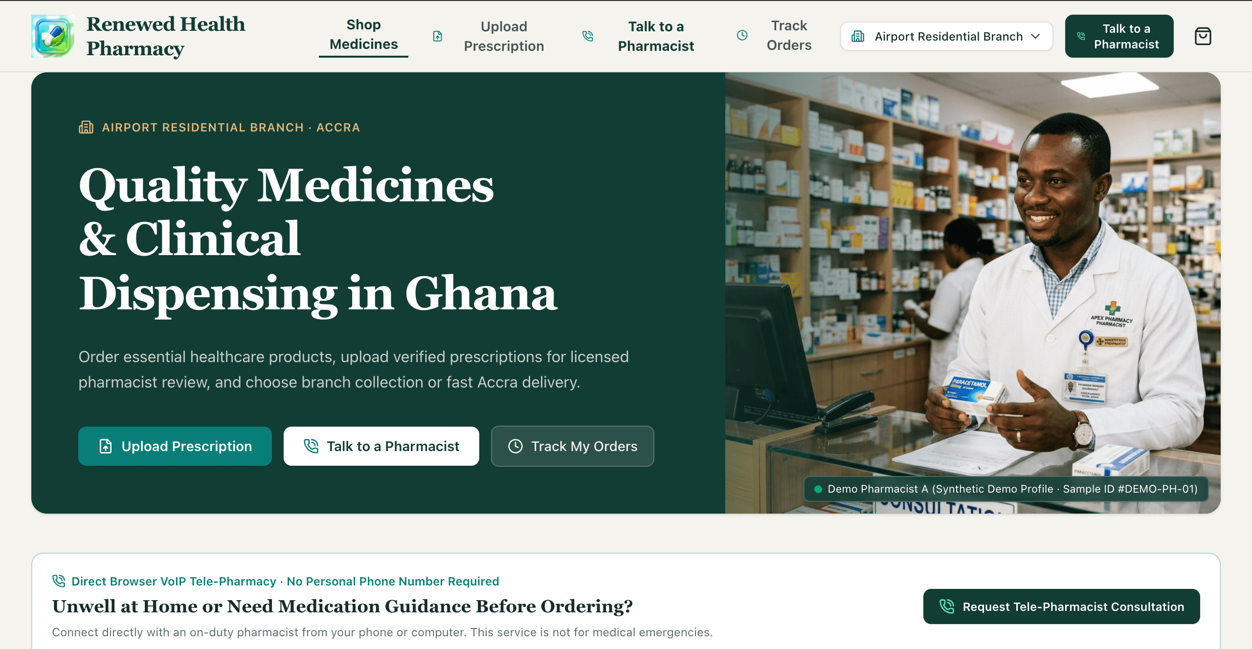 Renewed Health Pharmacy screenshot 1