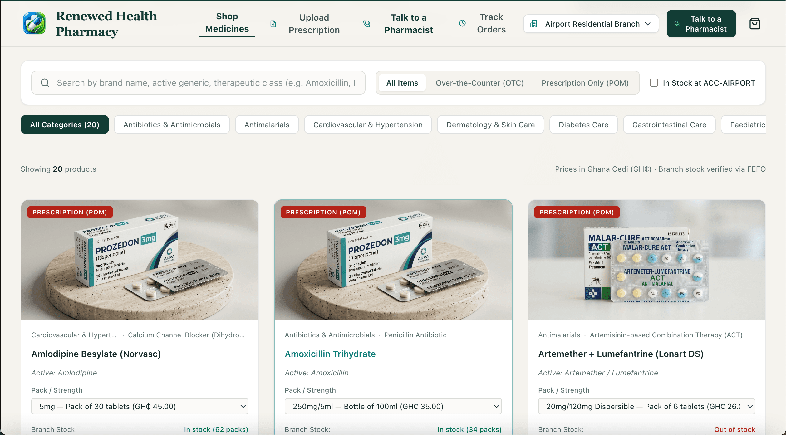 Renewed Health Pharmacy screenshot 2
