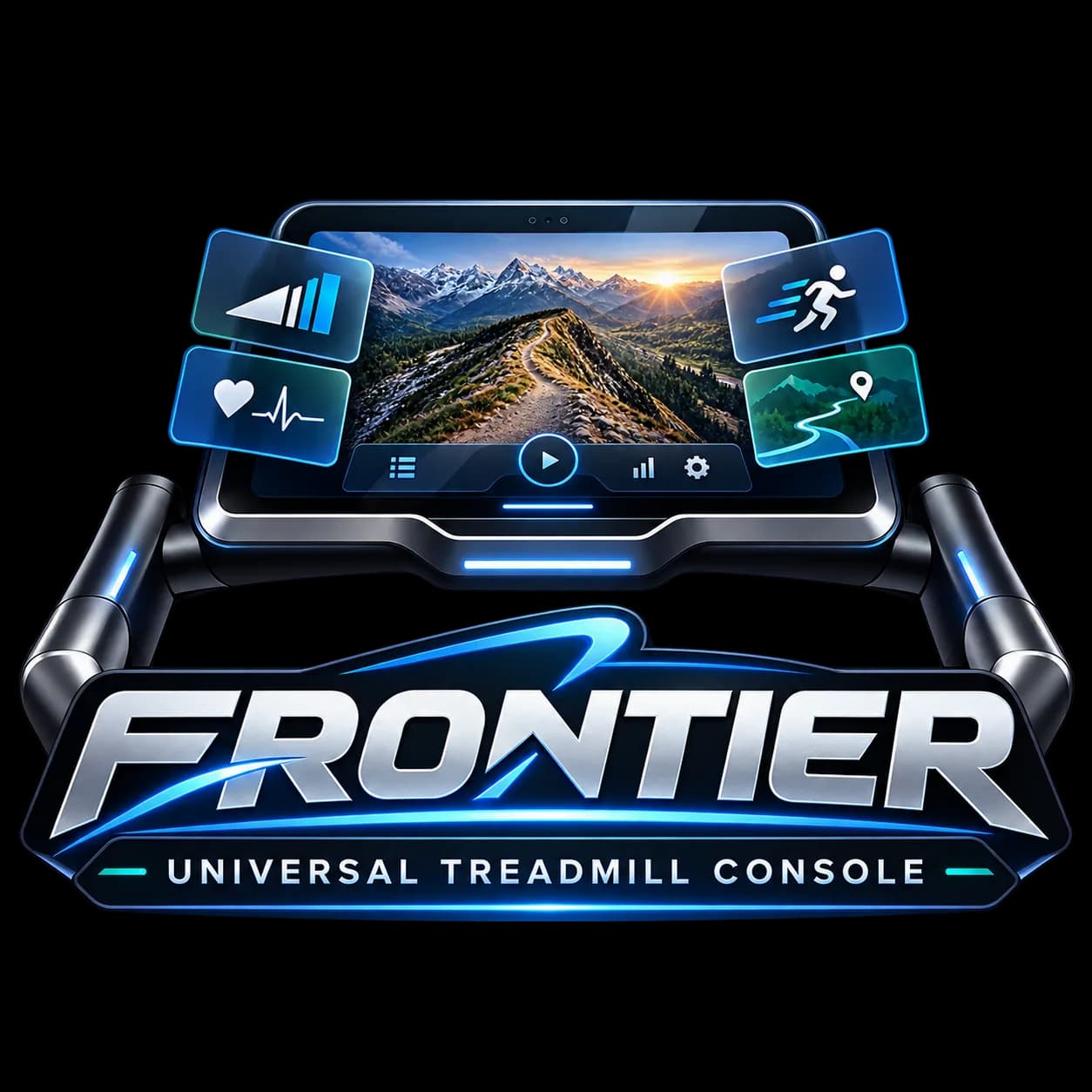 Frontier Universal Treadmill Console logo